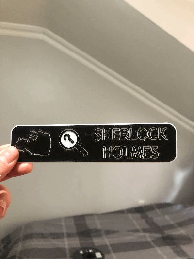 Sherlock Holmes Bookmark