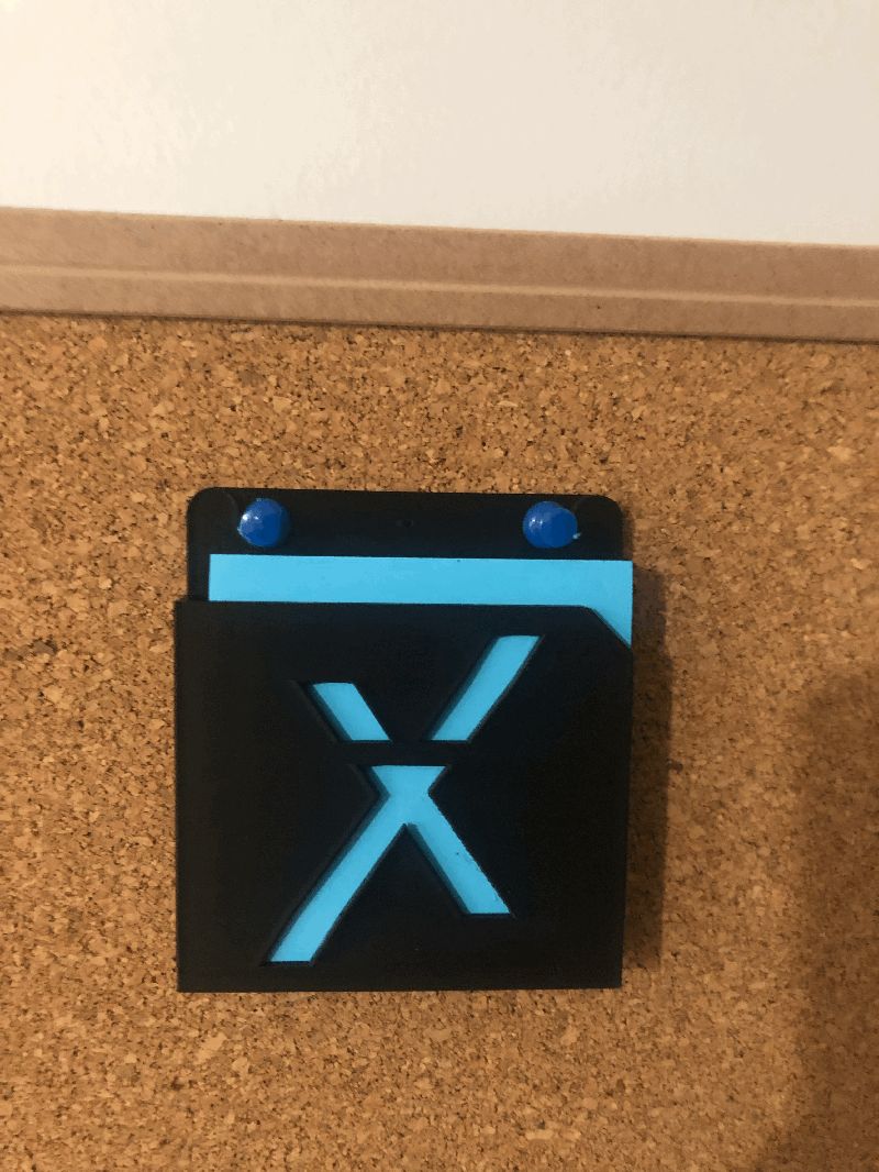 Post-it Holder for Corkboard