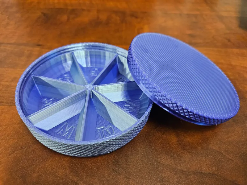 Stackable Pill Container-Weekly