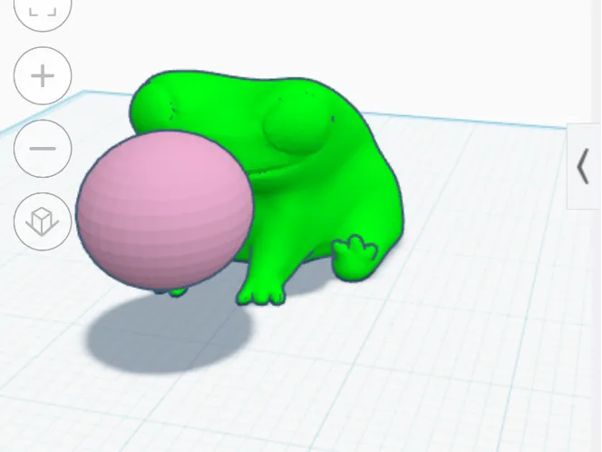 Bubblegum frog
