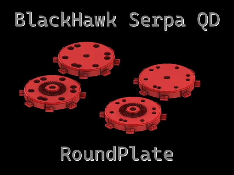 BH SERPA QD RoundPlate