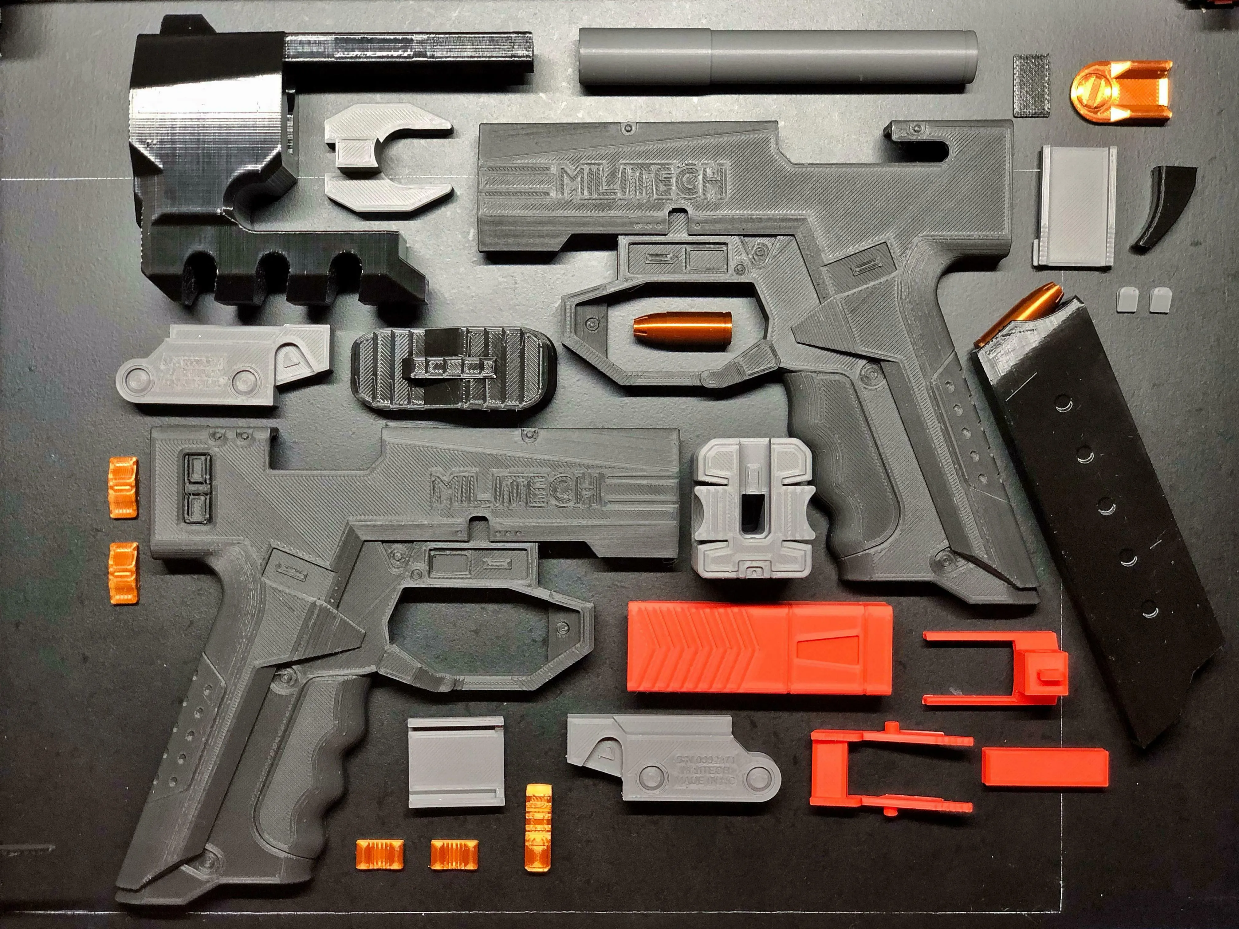 Militech Design Cyberpunk 2077 Militech Vindicator – Functional - Free 3D Print Model ...