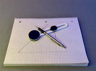 100% Printed Drawing Compass