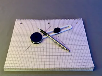 100% Printed Drawing Compass