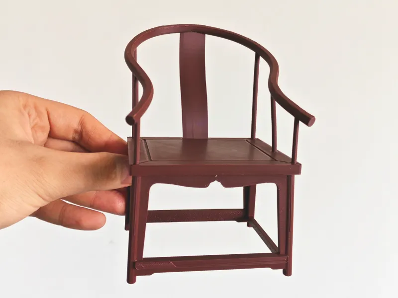 微缩家具01—圈椅（拼装模型）