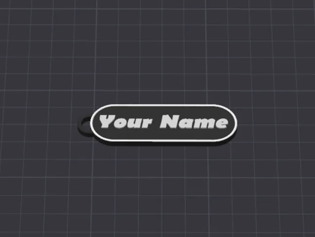 Easy-customizable-keychain
