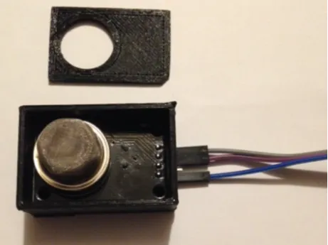 Box for gas MQ5 sensor