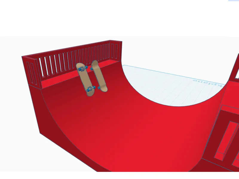 skateboard with rump