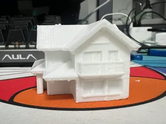 小房子自上色模型