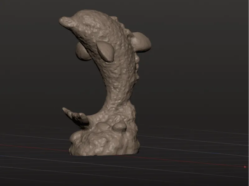 Dolphin Statue 