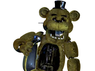 golden freddy figurine
