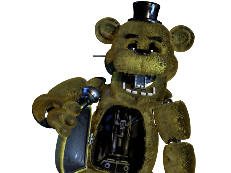 golden freddy figurine