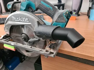 Makita HS012G circular saw 40v dust diverter.  