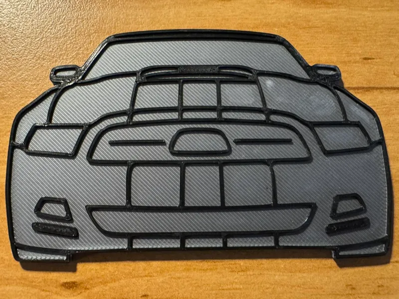 Front side of Mustang