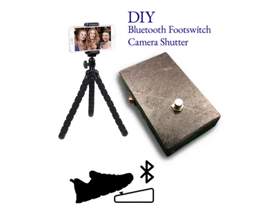 Bluetooth Foot Pedal for Smartphone Camera Control