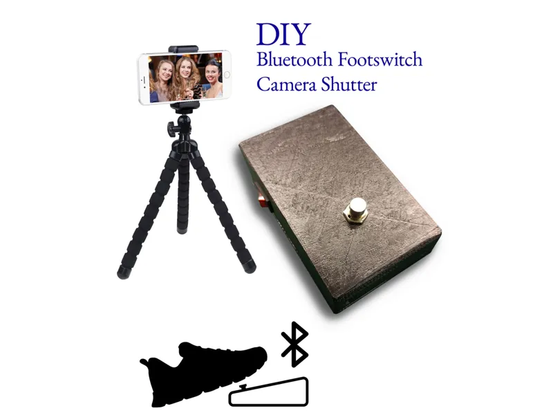 Bluetooth Footswitch for Smartphone Camera Shutter