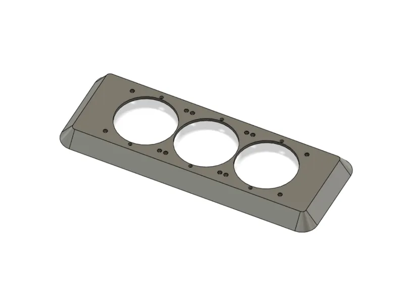 7900GRE Fan shroud for 3x Artic slim P8