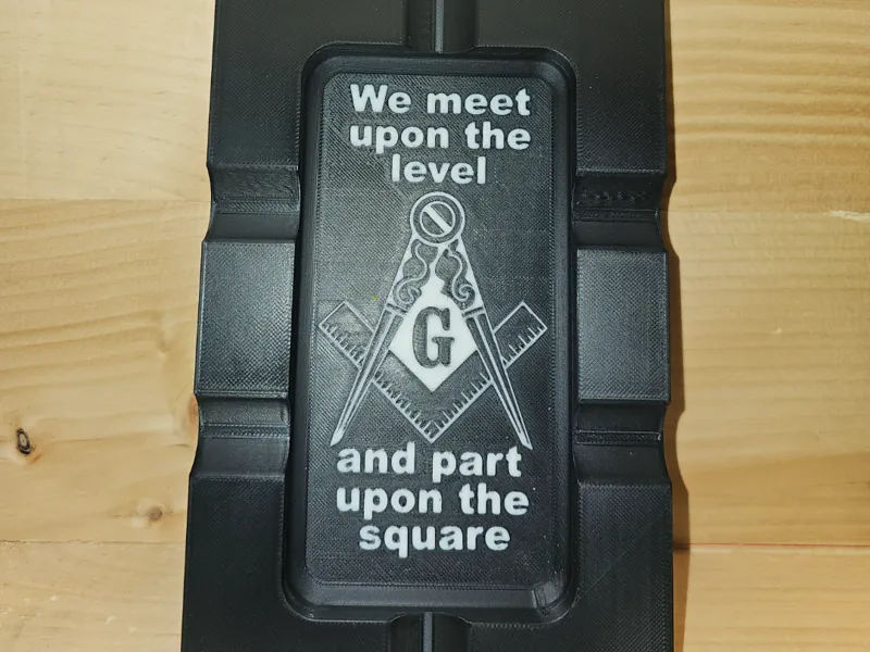 Masonic Cigar Tray