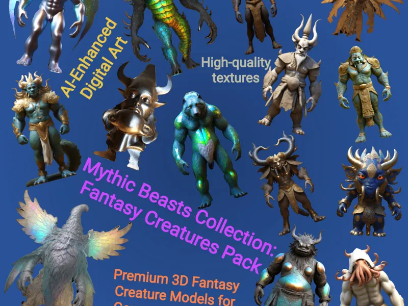 Mythic Beasts Collection: Fantasy Creatures Pack