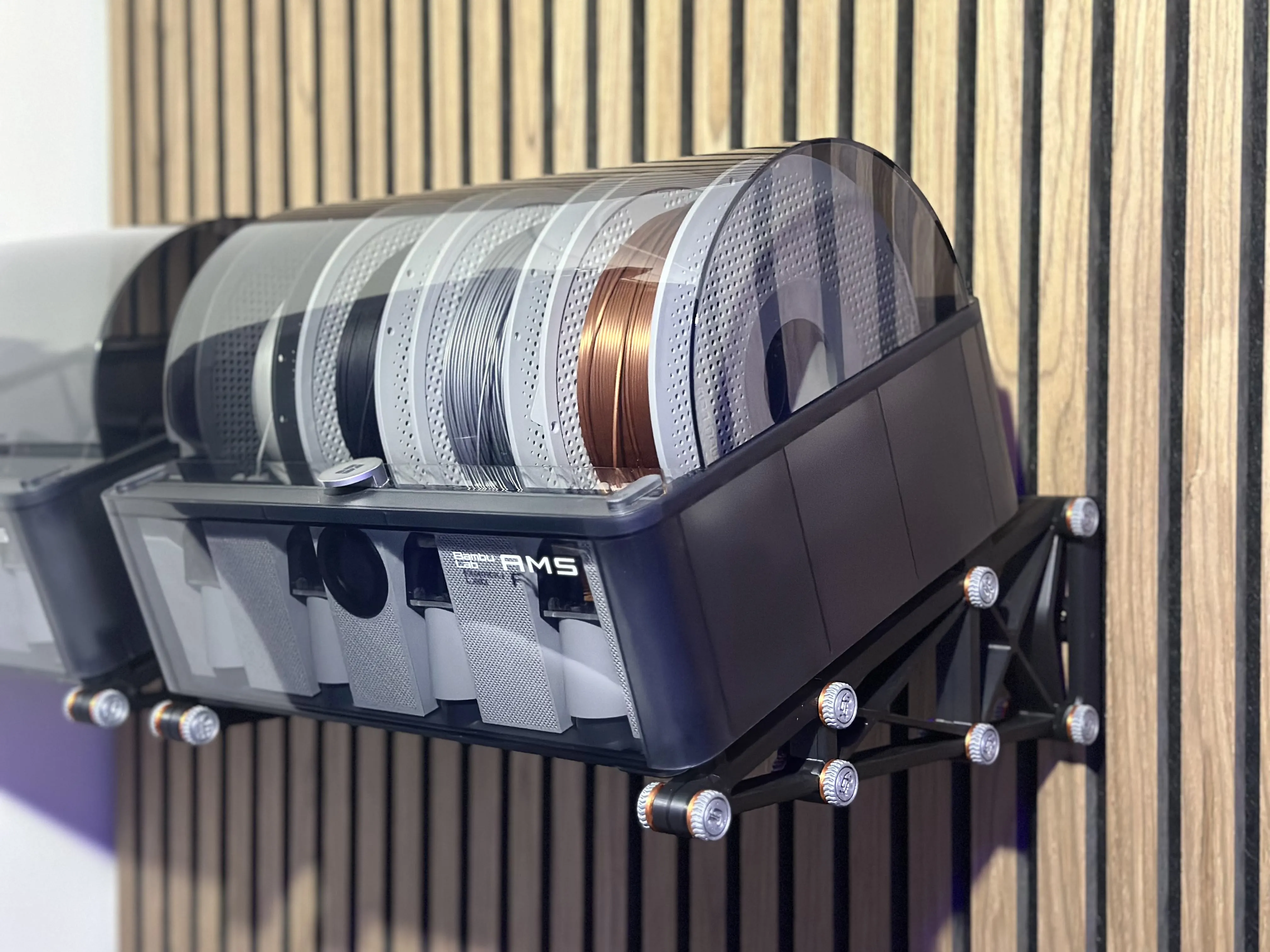 Wall Mount Spool Rack System - Free 3D Print Model - MakerWorld