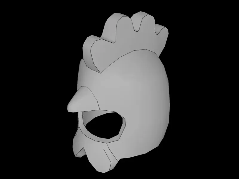 Leg0 Compatible) Minifig Headdress Chicken