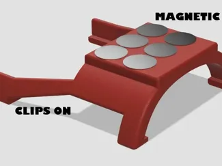 M12 1/4 Hex Driver Clip On Magnetic Holder