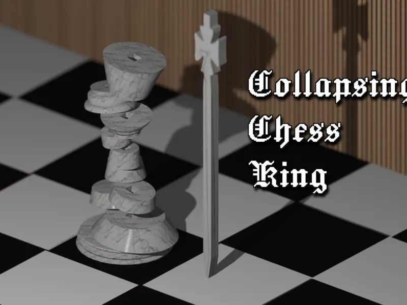 Collapsing Chess King