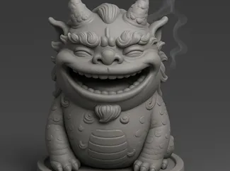 Q版瑞兽小貔貅