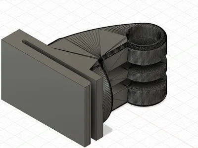 Backpack strap GoPro mount