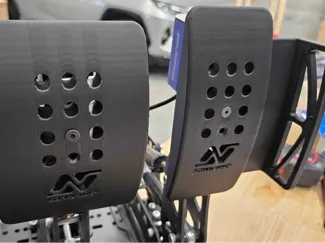 Brake and throttle faces for Simnet pedals