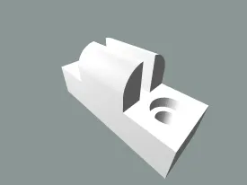3-4mm Plexiglass bracket Wall mount