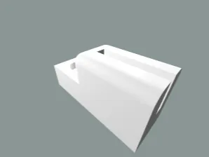 3-4mm Plexiglass bracket Top Wall mount