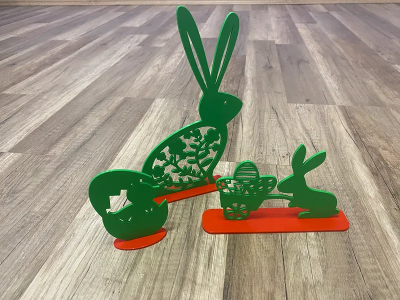 Easter decorations with stand