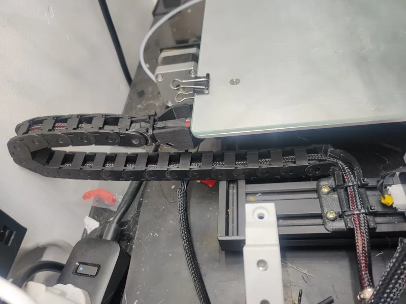 10x10 drag chain mount for CR10 Y axis
