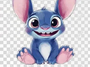 Stitch as a Bunny