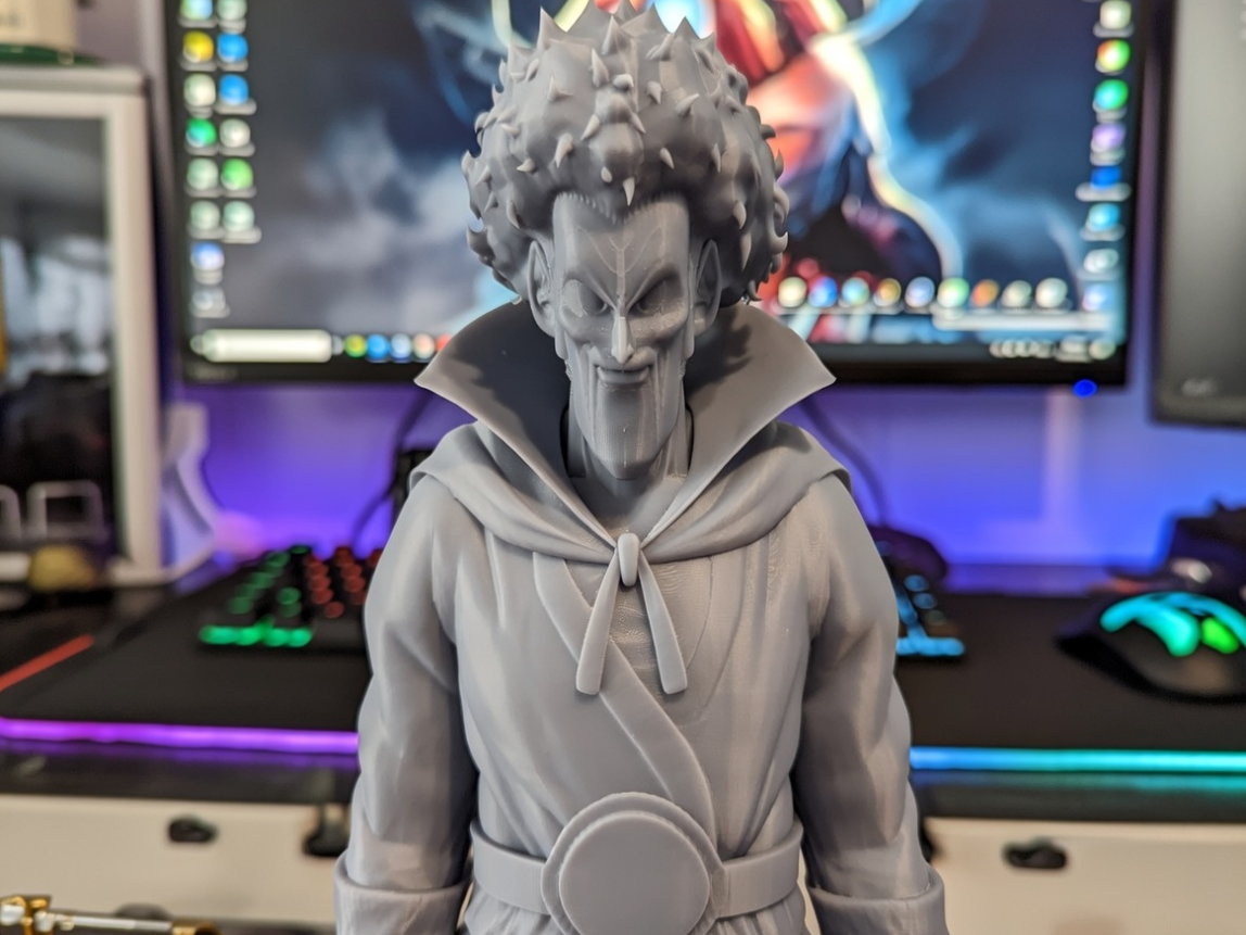 Mr. Satan Bust DragonBall 3D Model