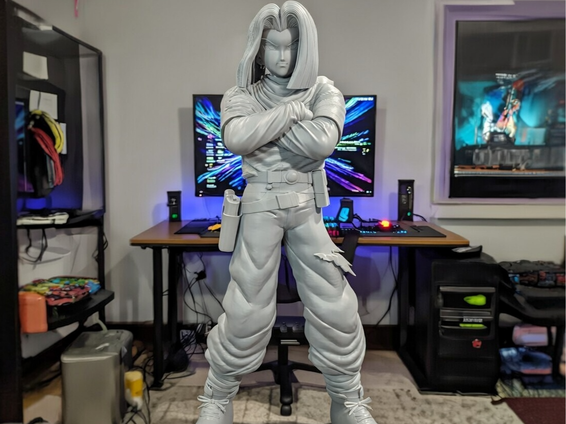 Scaled Android 17 3D Model – A Striking 1141mm