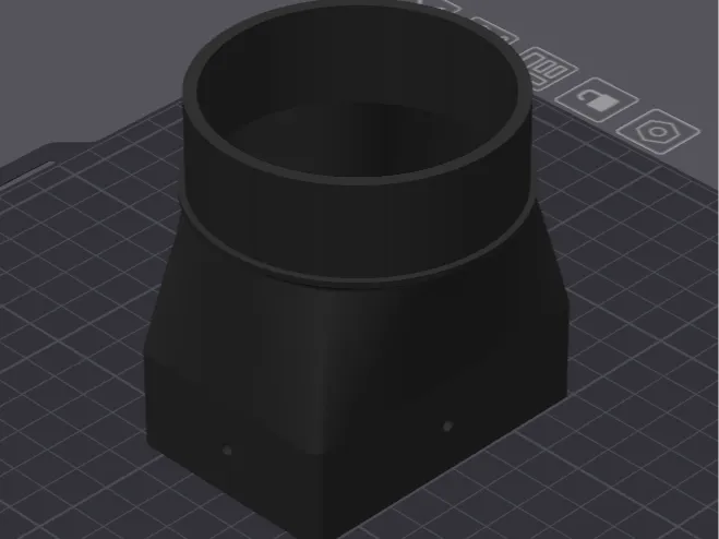 Downspout to 3" PVC adapter