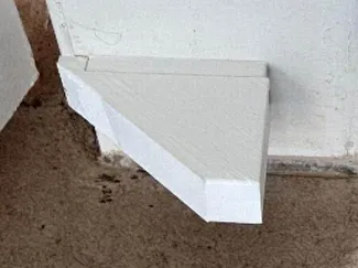 Angled doorstop
