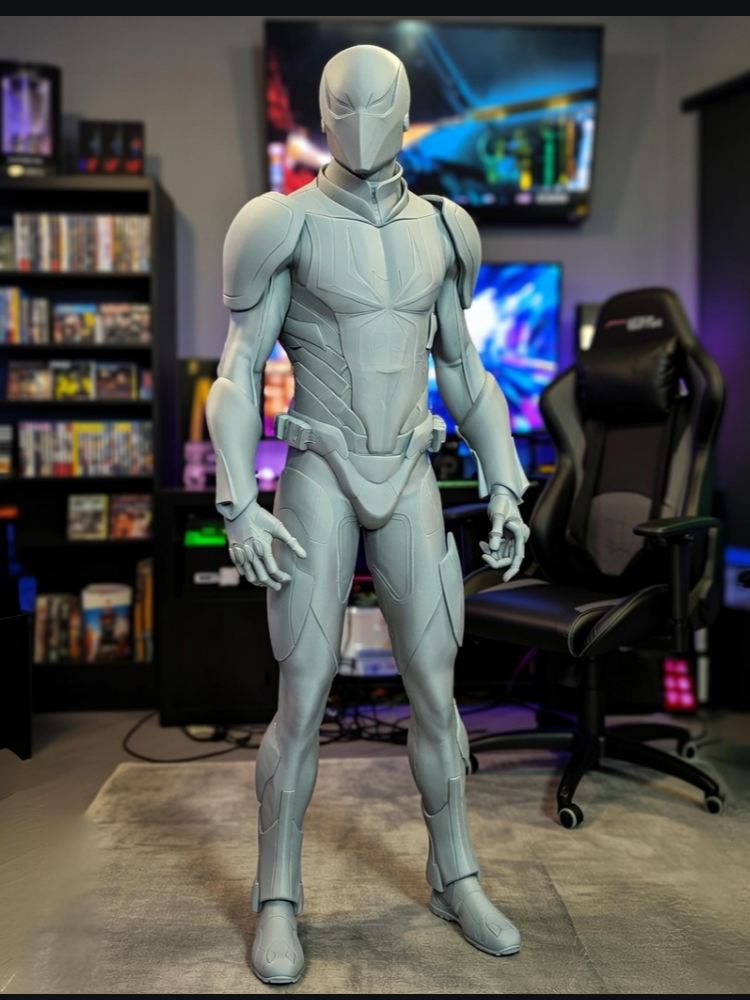 3Dプリント 等身大スパイダーマンMKスーツ3Dモデル パート1 - 無料3D