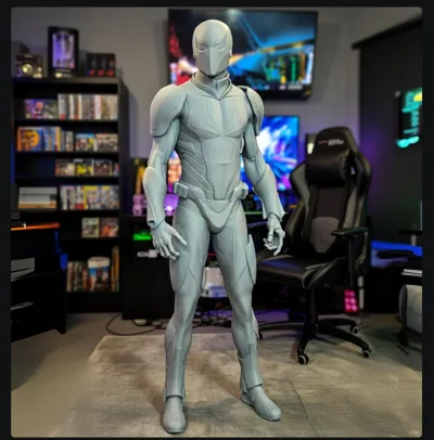 3Dプリント 等身大スパイダーマンMKスーツ3Dモデル パート1 - 無料3D