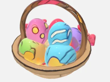 Easter egg basket