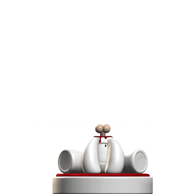 Cute Dead Bunny Figurine - FREE Gift Kickstarter