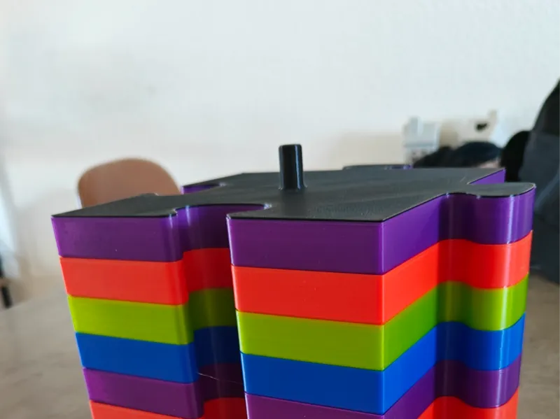 Puzzle tray lid