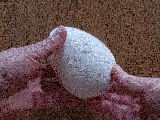 Locked Egg with Chicken Face Stamp