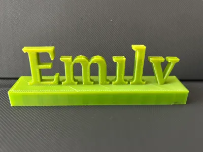 Nameplate Emily 