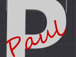 Buchstabe P Paul