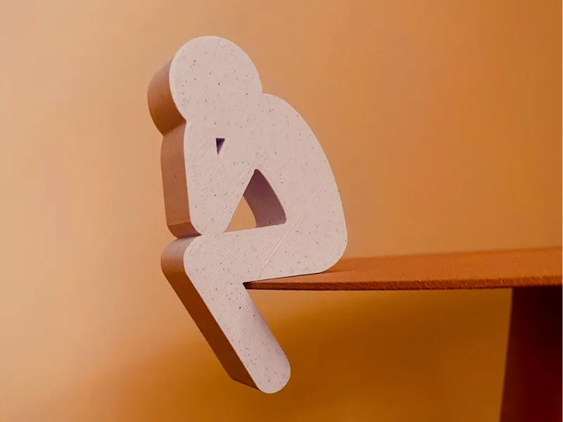 Sitting man
