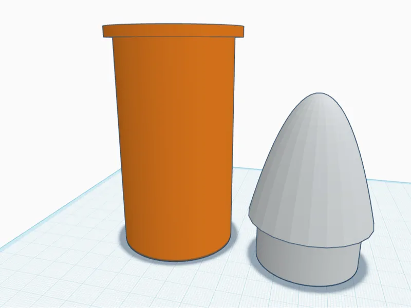 22 calibre Bullet Container