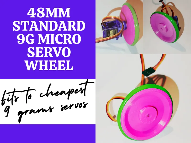 48mm wheel to use with 9grams servos